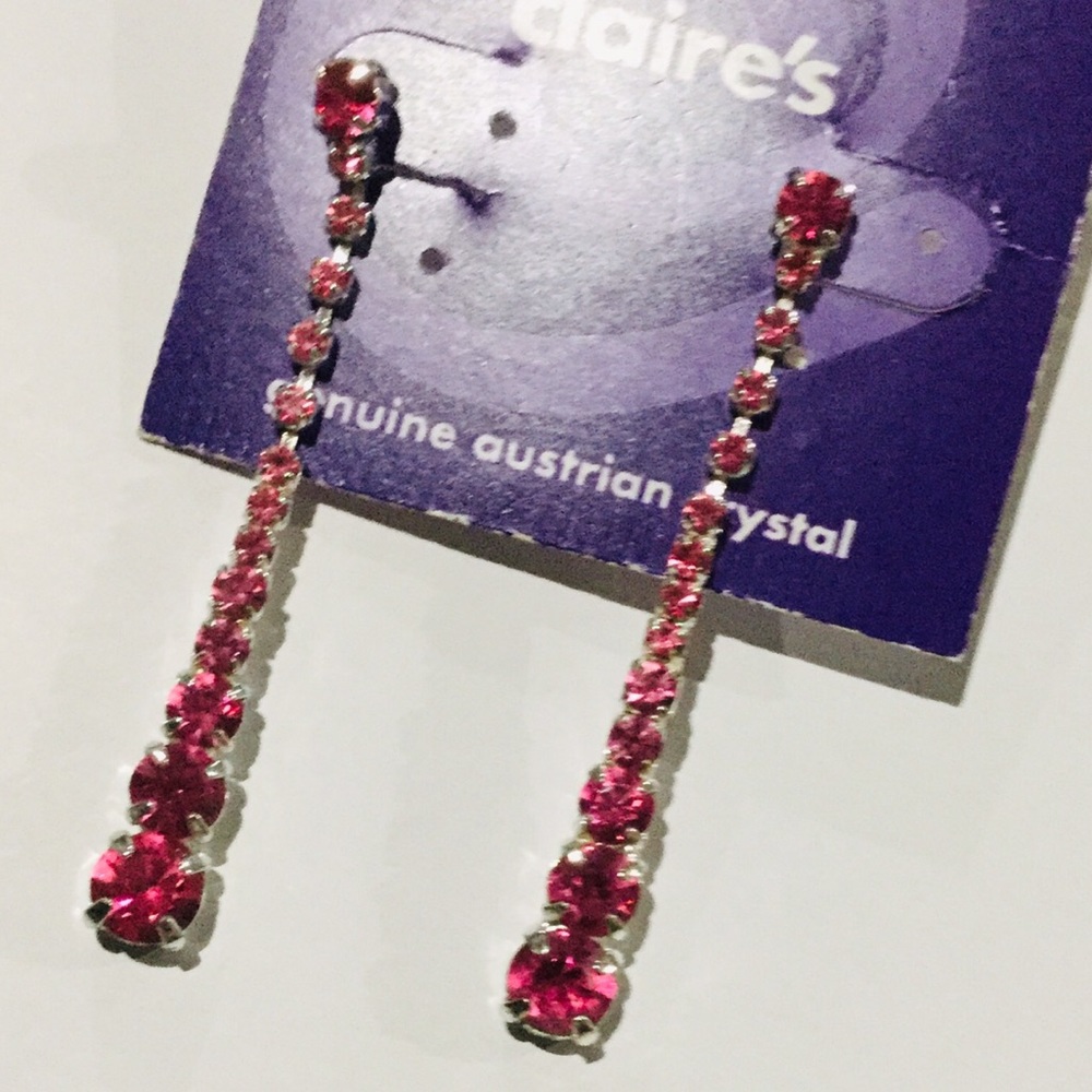 {Claire’s}  Austrian Crystal Drop Earrings